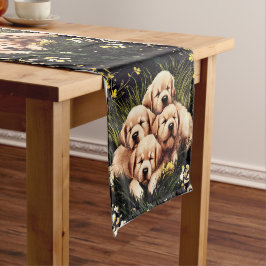 Golden Retriever Table Runner Korte Tafelloper