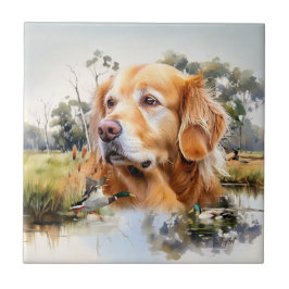 Golden Retriever Tegeltje