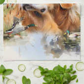 Golden Retriever Theedoek (Gevouwen)