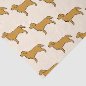 Golden Retriever Tissue Paper Tissuepapier (Detail)