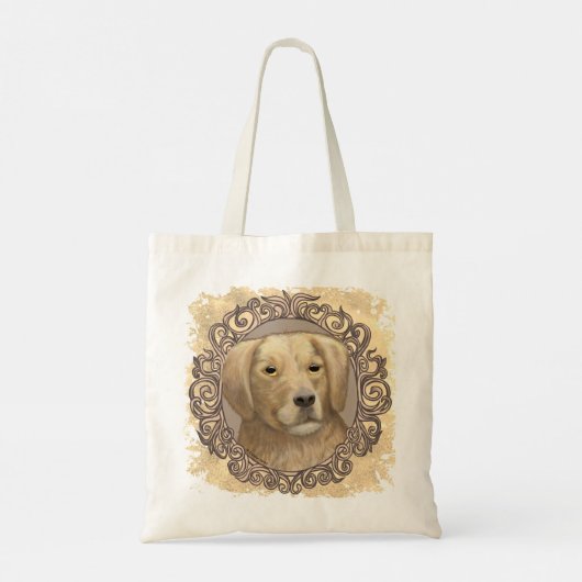 Golden Retriever Tote Bag (Achterkant)