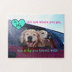 Golden Retriever Travel Friendship Legpuzzel