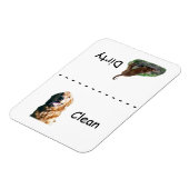 Golden Retriever Vaatwasser Magnet Magneet (Linkerzijde)