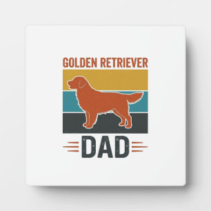 Golden Retriever Vader Vintage Hondenliefhebber Ve Fotoplaat
