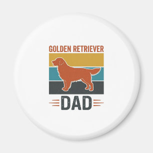 Golden Retriever Vader Vintage Hondenliefhebber Ve Magneet