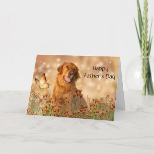 Golden retriever Vaderdag Kaart