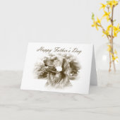 Golden Retriever Vaderdag kaart (Gele Bloem)