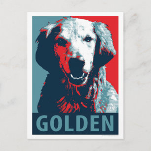 Golden Retriever van Hope Dogs Briefkaart