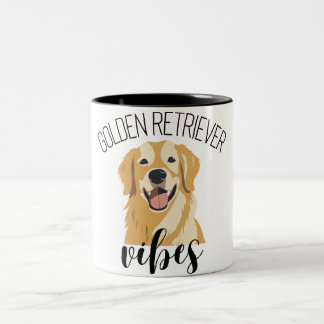 Golden Retriever vibes Schattigee Funny Coffee Mok