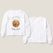 Golden Retriever Vibrations Positives Seulement Ph (Motif Recto et Verso)