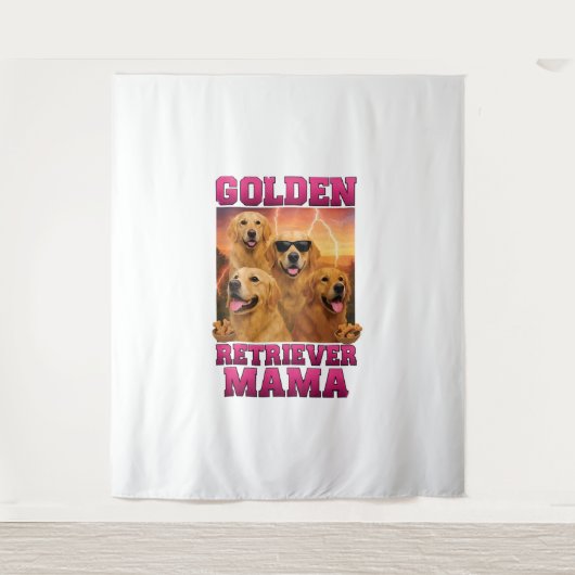 Golden Retriever Wandkleed (Voorkant)