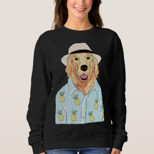 Golden Retriever Wearing Clothes Trui