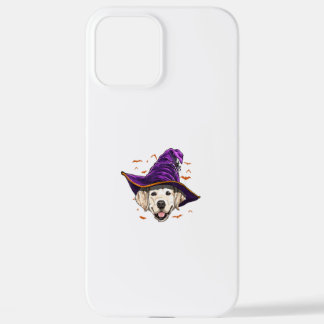 Golden Retriever Witch Funny Halloween Gifts iPhone 12 Pro Max Hoesje