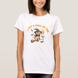 Golden Retriever Witch Ik heb je betoverd T-shirt