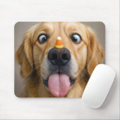 Golden Retriever With Candy Corn Muismat (Met muis)