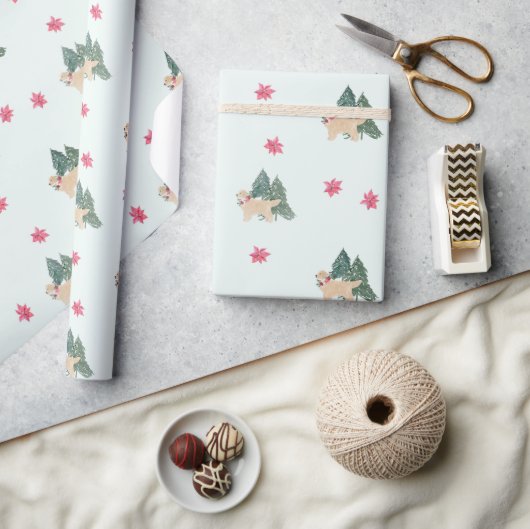 Golden Retriever wrapppapier Cadeaupapier (Crafts)