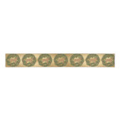Golden Retriever Wreath Grosgrain Lint (Voorkant)