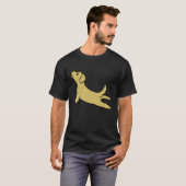 Golden Retriever Yoga  Dog T-shirt (Voorkant volledig)