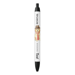 Golden Retriever Zwarte Inkt Pen