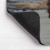 Golden Retriever zwemmen Muismat (Hoek)