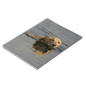 Golden Retriever zwemmen Notitieboek (Linkerzijde)