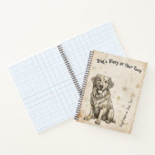 Golden Retriever's Diary Notitieboek (Binnen)