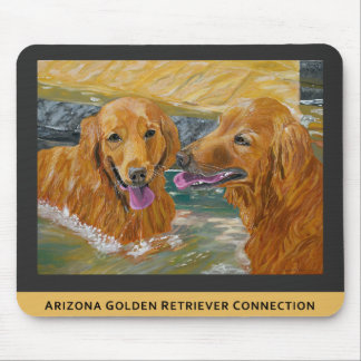 Golden Retrievers Frolic Mousepad Muismat