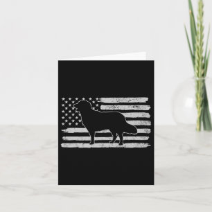 Golden Retrievers Hond Usa Vlag 4 Juli Kaart