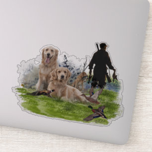 Golden Retrievers - Uitstekende jachthonden Sticker