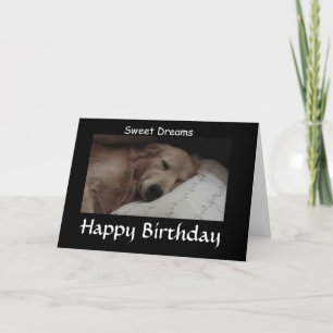 Golden Retriver Sweet Dreams Kaart
