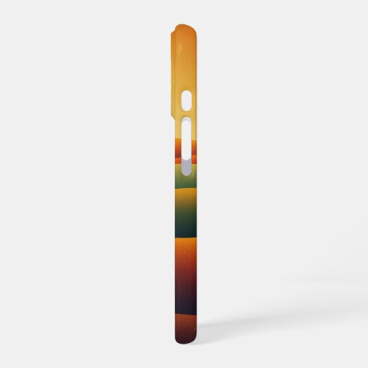 Golden Retro Hills iPhone 16 Hoesje (Linkerkant)