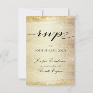 Golden Rhapsody Mariage Elegant Gold en ligne RSVP