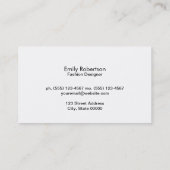 Golden Rings Visitekaartje (Achterkant)