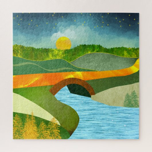 Golden Road Legpuzzel (Verticaal)