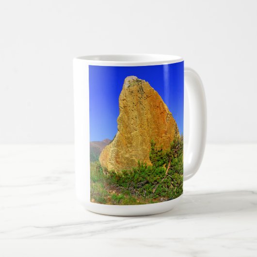 Golden Rock Mug nature art beauté (Devant droit)