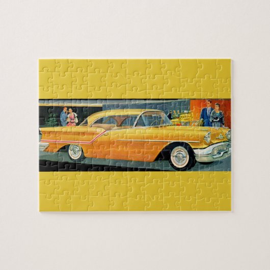 Golden Rocket 88 Oldsmobile uit 1950 Legpuzzel (Horizontaal)
