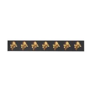 Golden roos (gouden roos) adreslabel wikkel