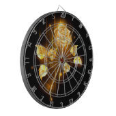 Golden roos (gouden roos) dartbord (Voorkant Links)