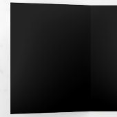 Golden roos (gouden roos) drieluik uitnodiging (Binnenzijde eerst)