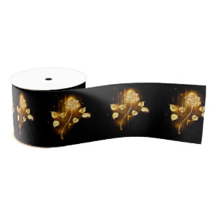 Golden roos (gouden roos) grosgrain lint