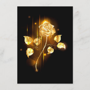 Golden roos (gouden roos) informatiekaartje