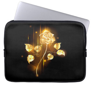 Golden roos (gouden roos) laptop sleeve
