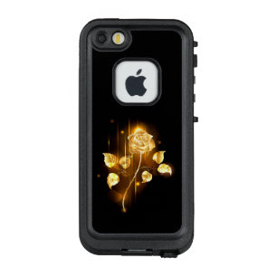 Golden roos (gouden roos) LifeProof FRÄ’ iPhone SE/5/5s hoesje