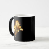 Golden roos (gouden roos) magische mok (Voorkant links)