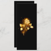 Golden roos (gouden roos) menu (Voorkant / Achterkant)