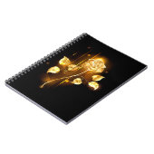 Golden roos (gouden roos) notitieboek (Linkerzijde)