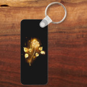 Golden roos (gouden roos) sleutelhanger (Achterkant)