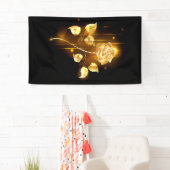 Golden roos (gouden roos) spandoek (Insitu)