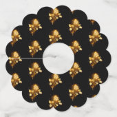 Golden roos (gouden roos) wijnglaslabel (Achterkant)