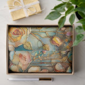 Golden Roos Mountain Valley Sunrise Tissuepapier (Geschenk)